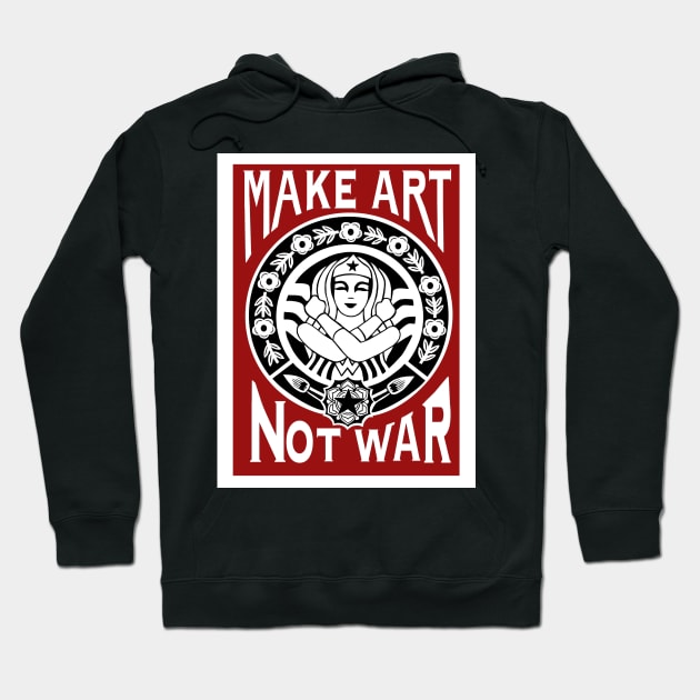 Make Art Hoodie by jardakelley